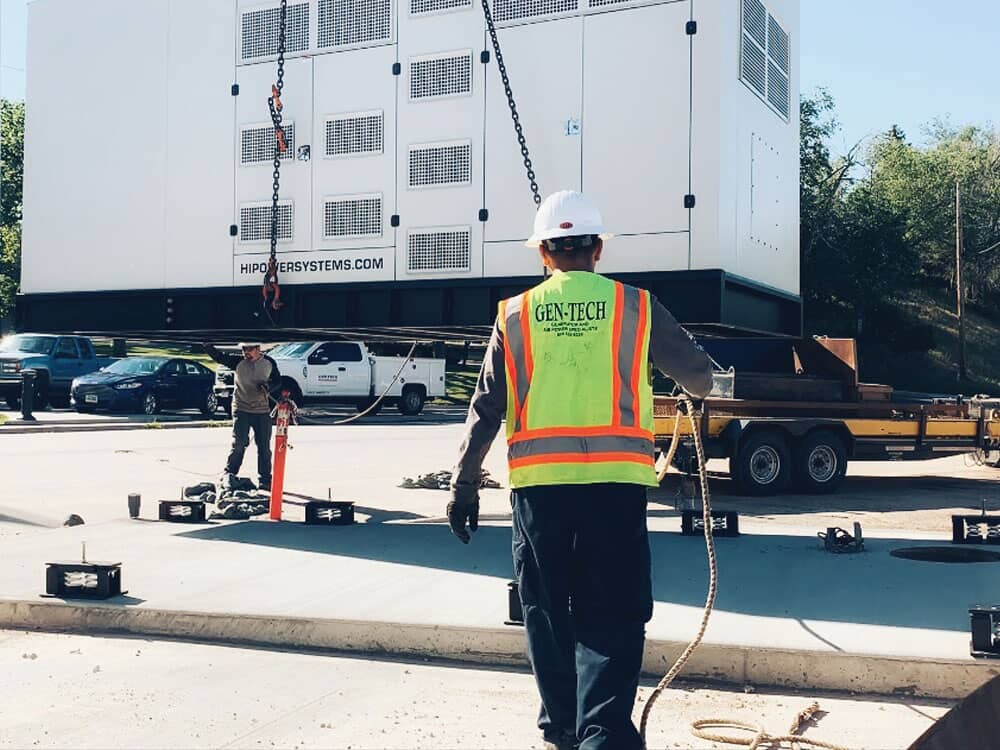 Power generator installation