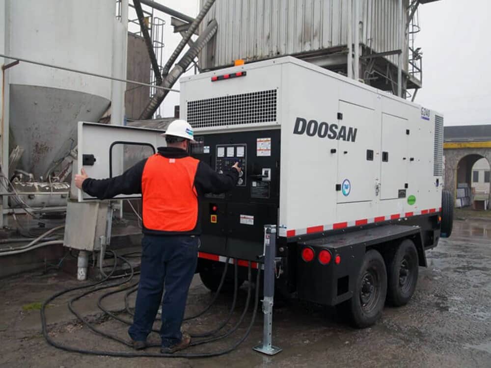 On-site rental technician